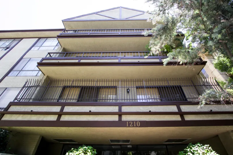 The balconies at 1210 Kings