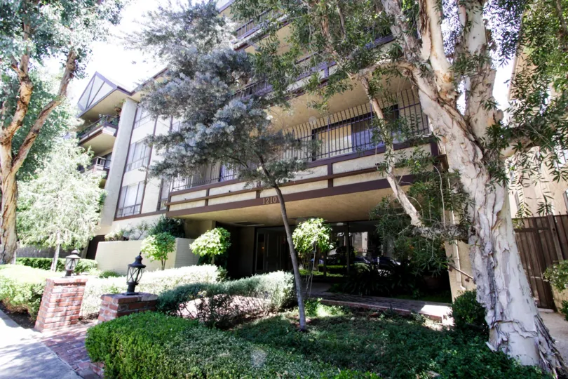 The landscaping at 1210 Kings in West Hollywood