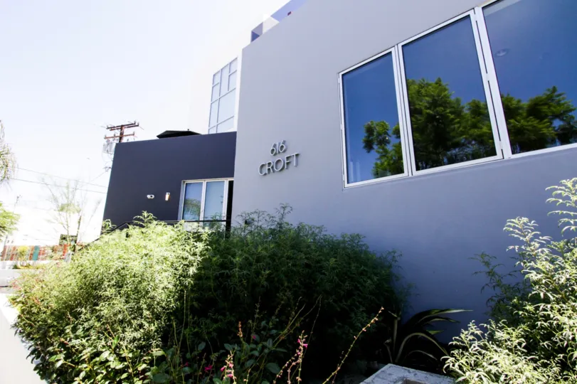 The address of 616 Croft in West Hollywood