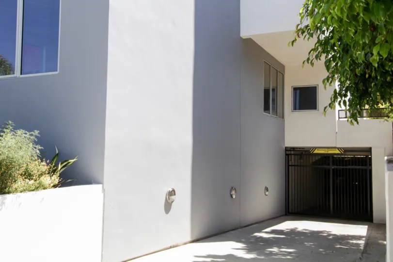 The parking for 616 Croft in West Hollywood