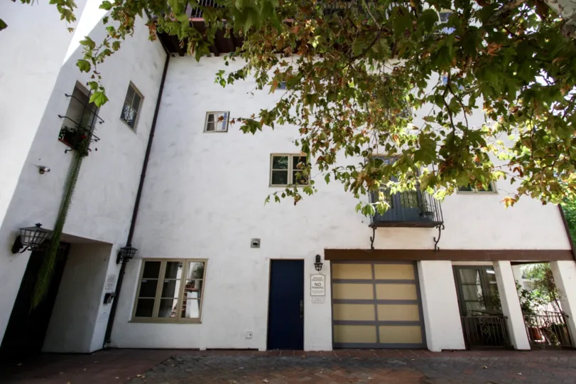 The garage at 7 Fountains in West Hollywood