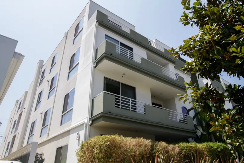 The balconies at 817 Alfred in West Hollywood
