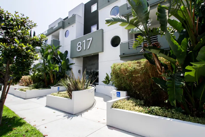 The building at 817 Alfred in West Hollywood