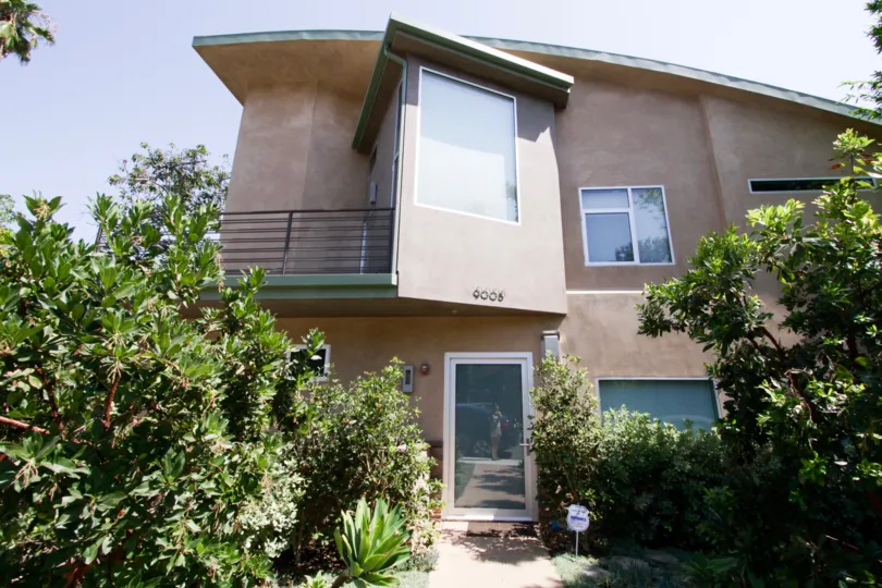 The balcony at 9008 Keith in West Hollywood