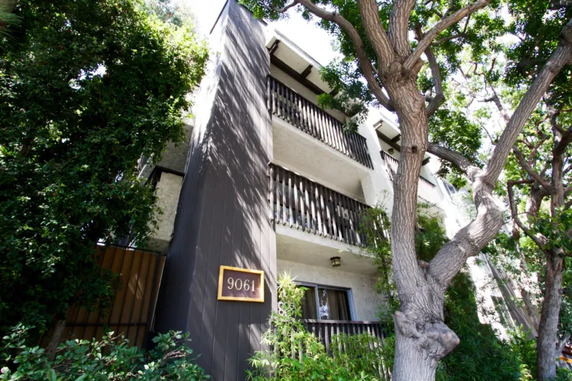 The balconies at 9061 Keith