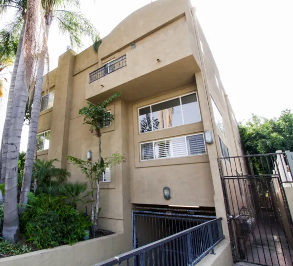 The parking for Alta Vista Gardens residents