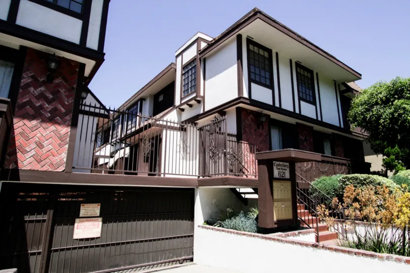 The building seen at Canterbury Townhomes