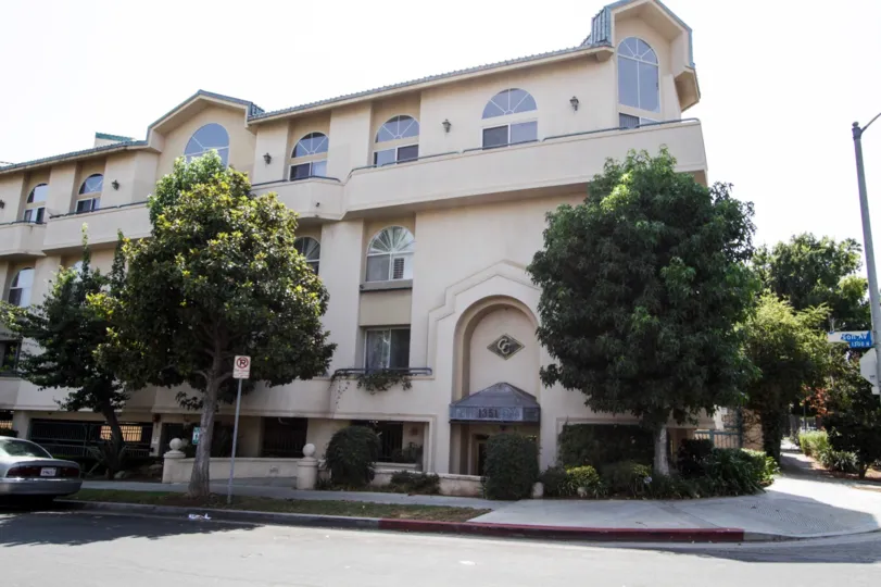 The building at Chateau Curson in West Hollywood