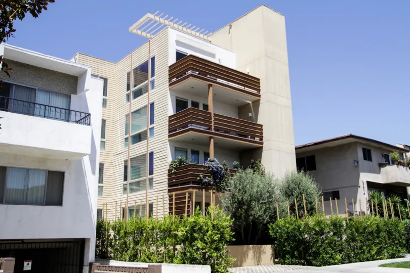 The Copa Town Lofts building in West Hollywood