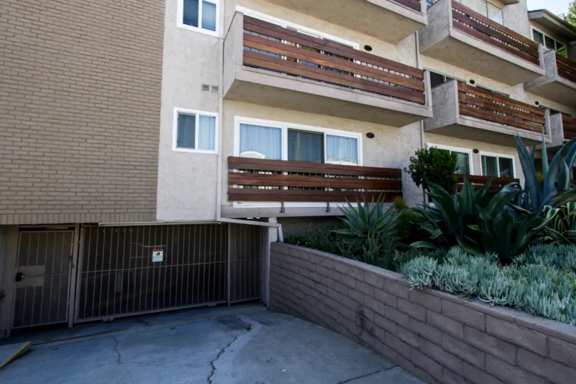 The parking at Crescent Regency in West Hollywood