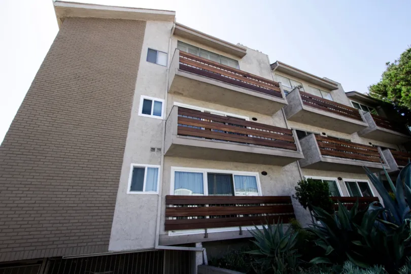 The balconies at Crescent Regency