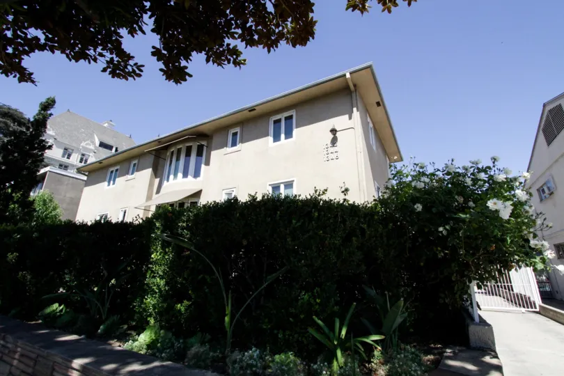The rear of the Crescent Terrace building in West Hollywood