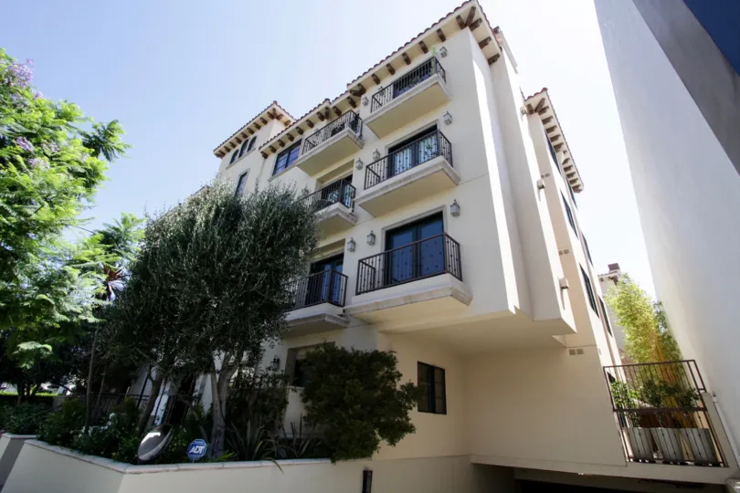 The Croft Villas building in West Hollywood