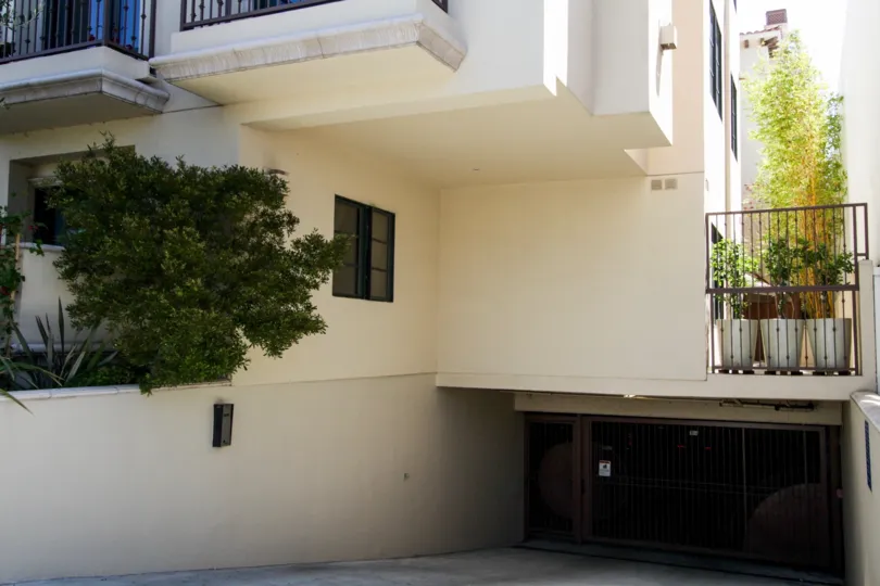 The parking for Croft Villas