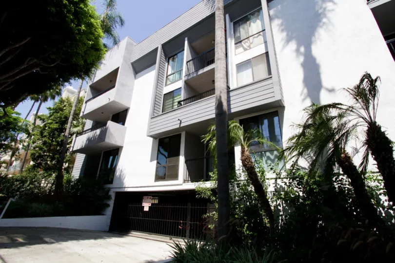 The parking for Doheny Terrace in West Hollywood
