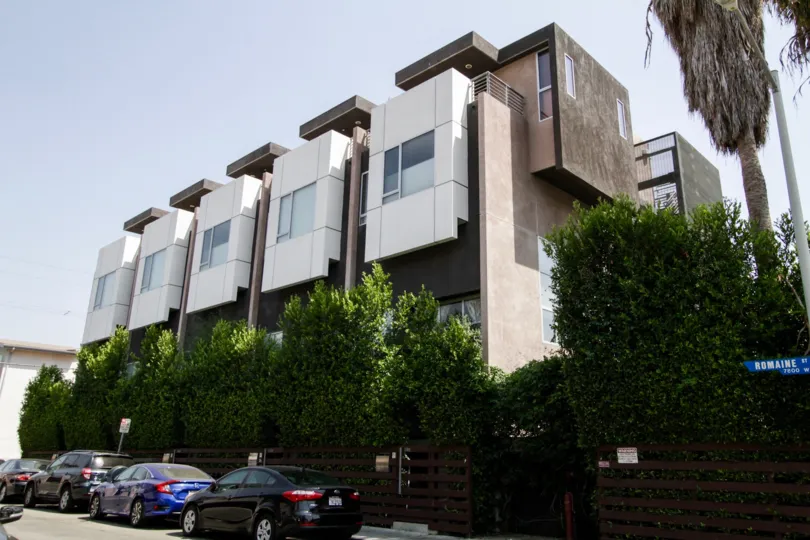 The building at Grove Art Lofts in West Hollywood