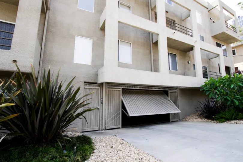 The parking for Hammond Condominiums