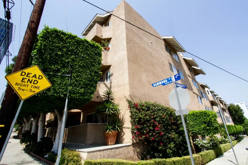 The balconies at the Hammond Terrace in West Hollywood