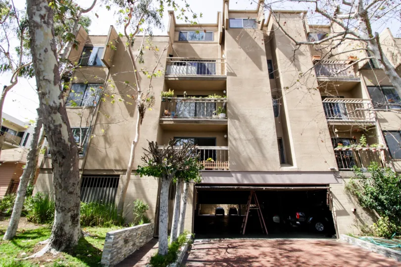 The parking at Hampton West in West Hollywood