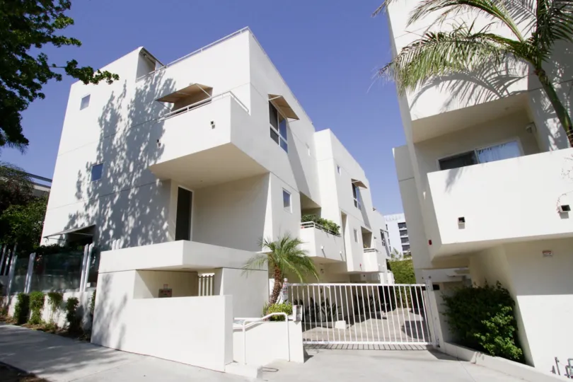 The parking for Hilldale Terrace