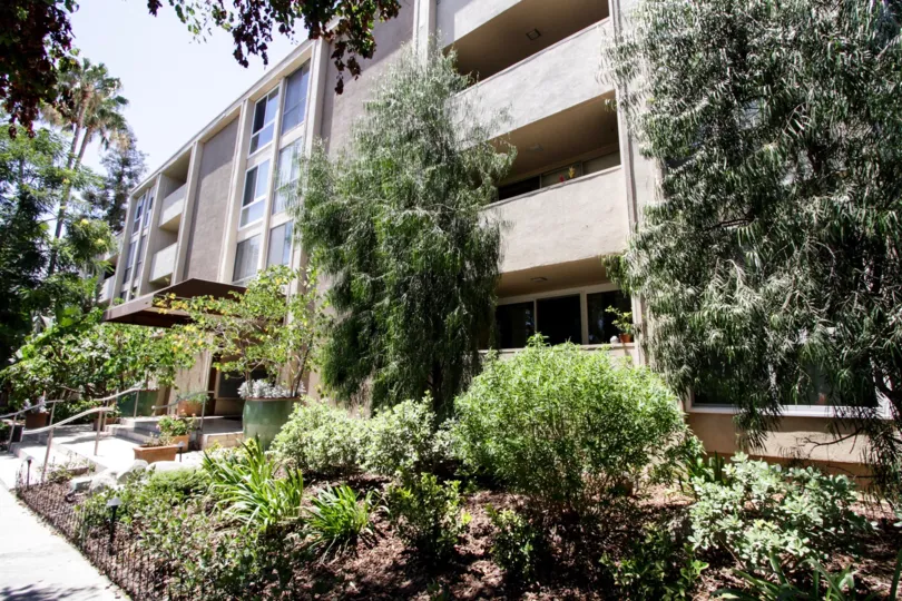 The landscaping around Kingswood North
