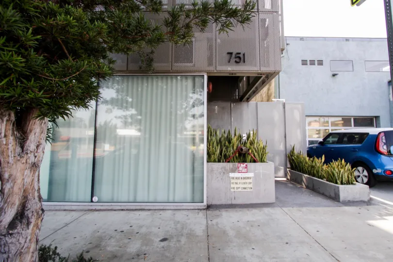 The entrance into Lofts at Cherokee Studios