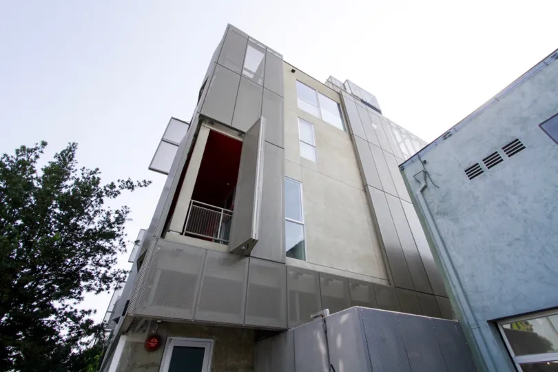 The architecture of Lofts at Cherokee Studios in West Hollywood
