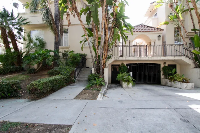 The Martel Townhomes building in West Hollywood