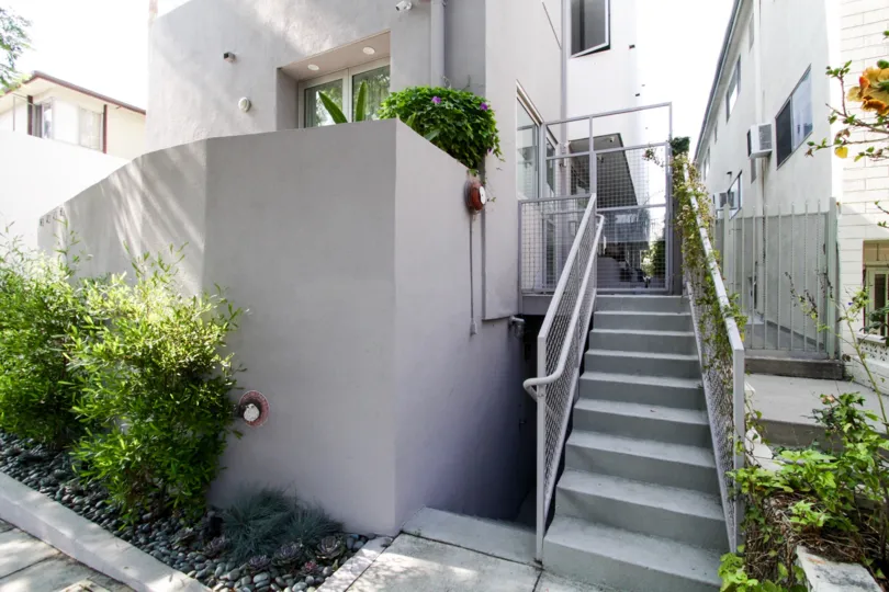 The stairs leading up to Norton Court