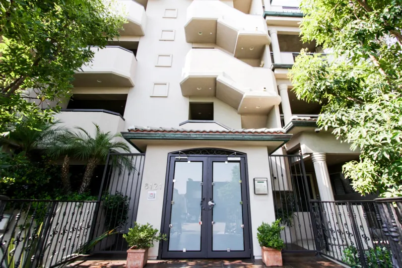 The entrance into Norton Villas