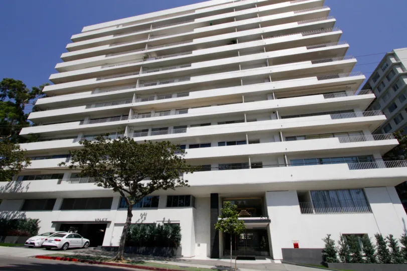 The Plaza Towers building in West Hollywood