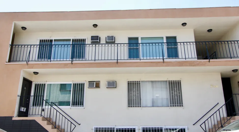 Modern apartment located in the Romaine Terrace community in West Hollywood, California.