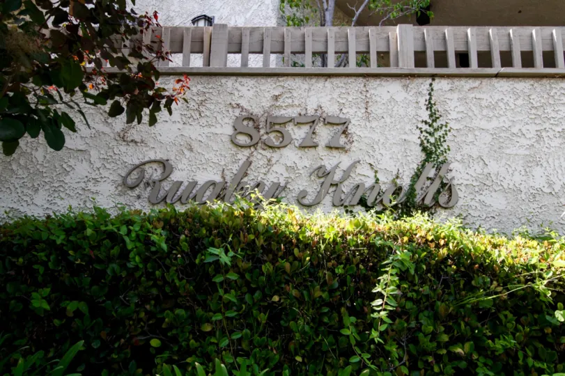 The Rugby Knolls name upon entering into the property