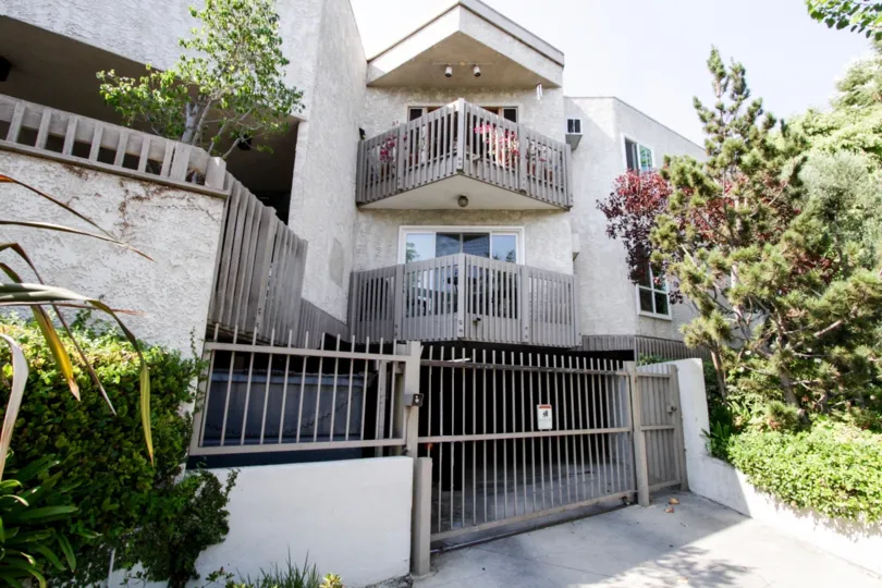 The parking for Rugby Knolls in West Hollywood