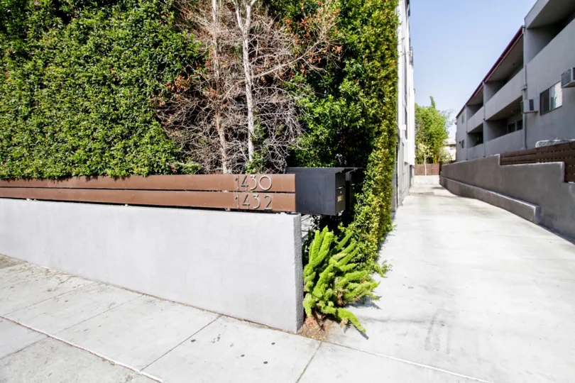 The security addition to Sunset Vista Lofts for privacy