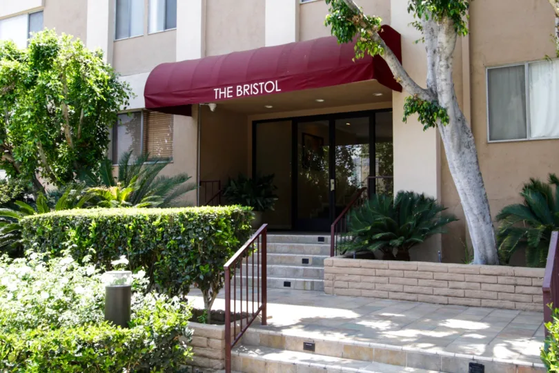 The name of The Bristol in West Hollywood