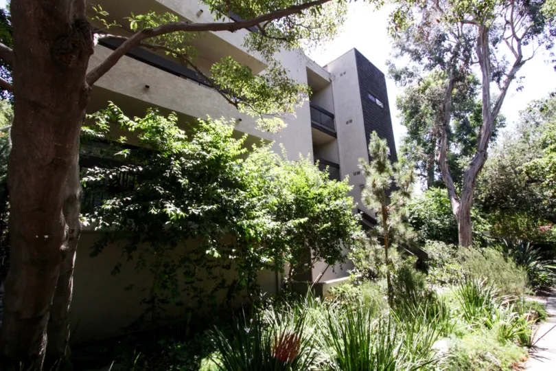 The landscaping that is seen throughout The Courtyards