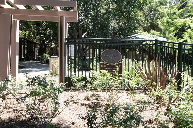 The part within The Courtyards for resident use