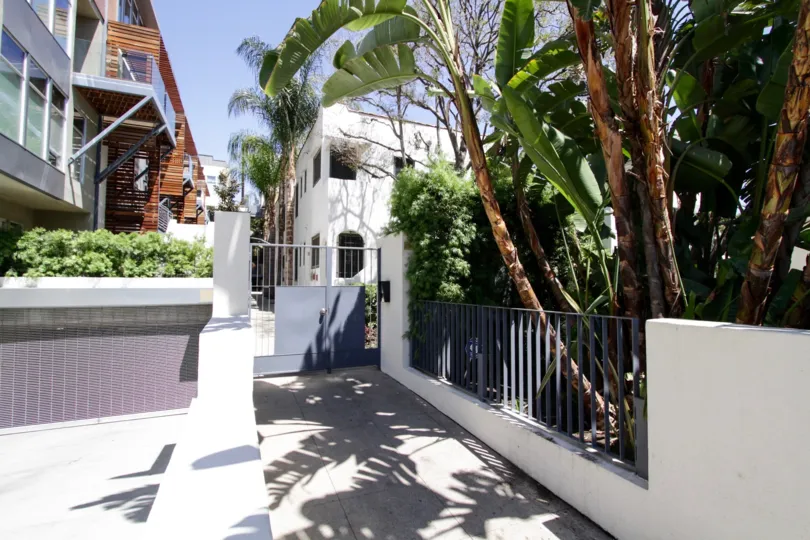 The walkway up to The Harper
