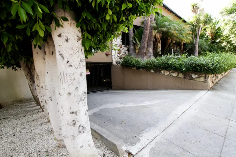 The parking at The Lawford in West Hollywood