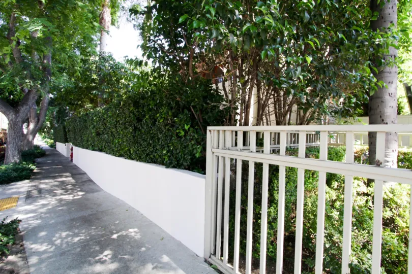 The sidewakl up to the Villa Cynthia in West Hollywood