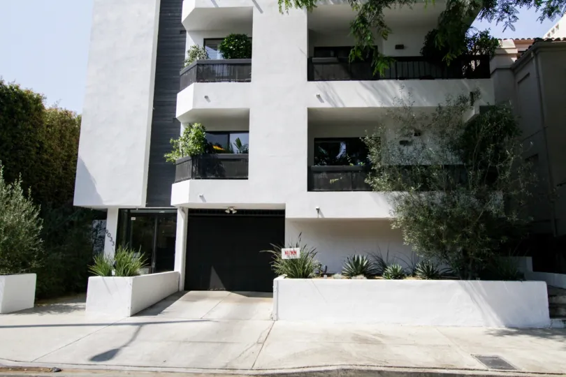 The parking for Vista Grande Royale in West Hollywood