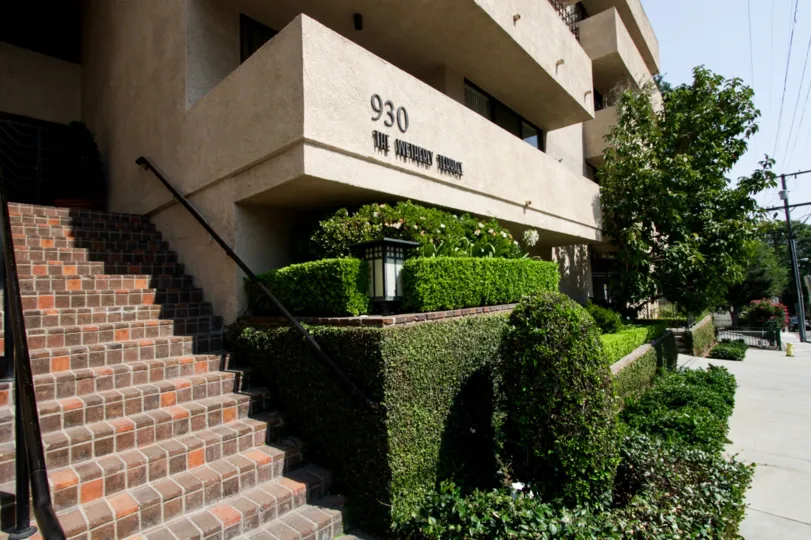 The address seen at the Wetherly Terrace in West Hollywood