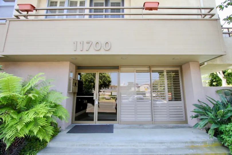 Super cool walk way to 11700 Iowa apartment building West La, california