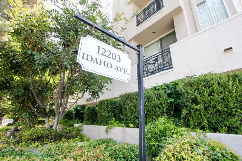 The Street Level view of 12203 Idaho in the city of West Los Angeles