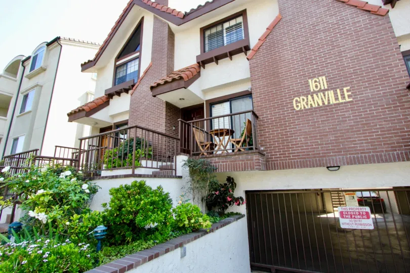 Beautiful Parking Entrance and house of 1611 Granville in the city of West Los Angeles, California