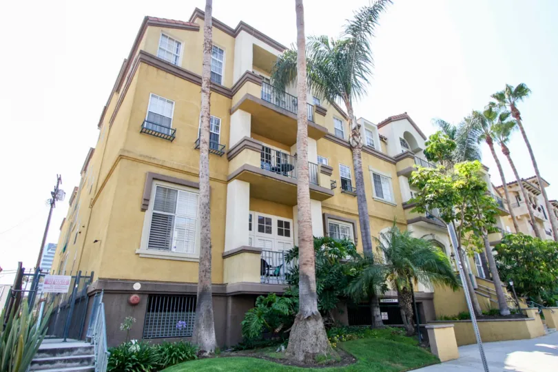beautiful and colorful Armacost Fountains apartment, West La, California