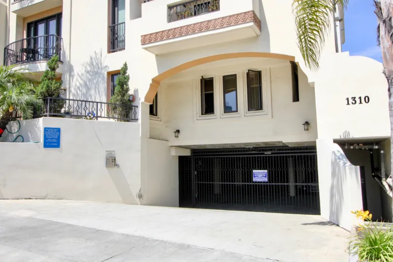 Lovely day in the Armacost Villas located in West Los Angeles, California