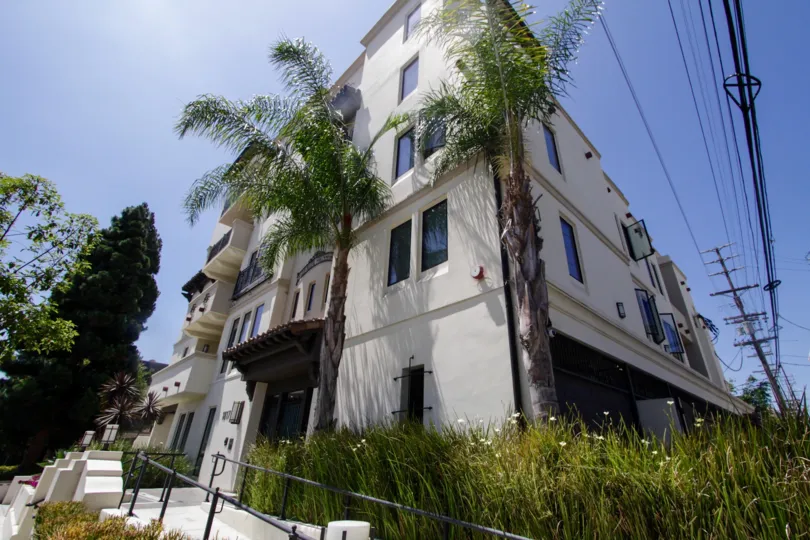 A view of the Avenida Prosser buildling in West LA