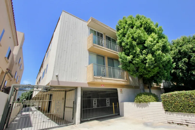 Gated Barrington West Gardens Apartment buildings, West La, California